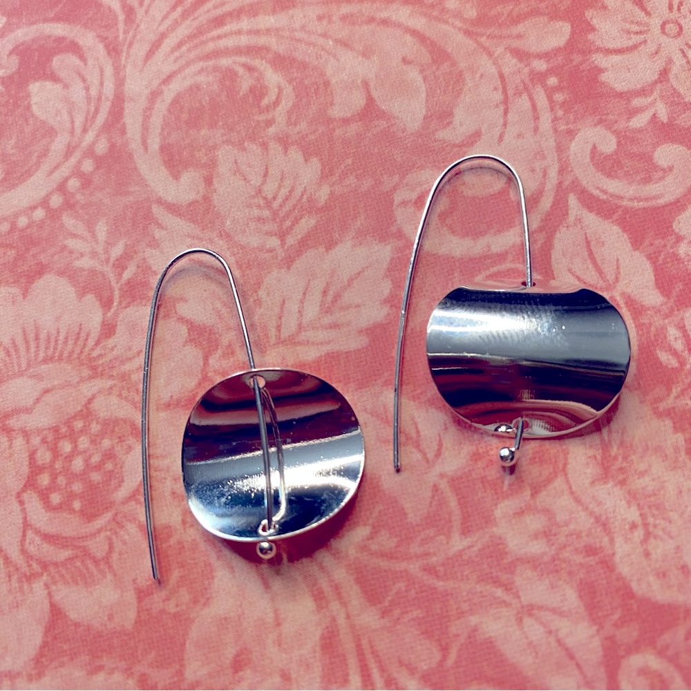 Shiny Drop Earrings - 925 Silver Plated